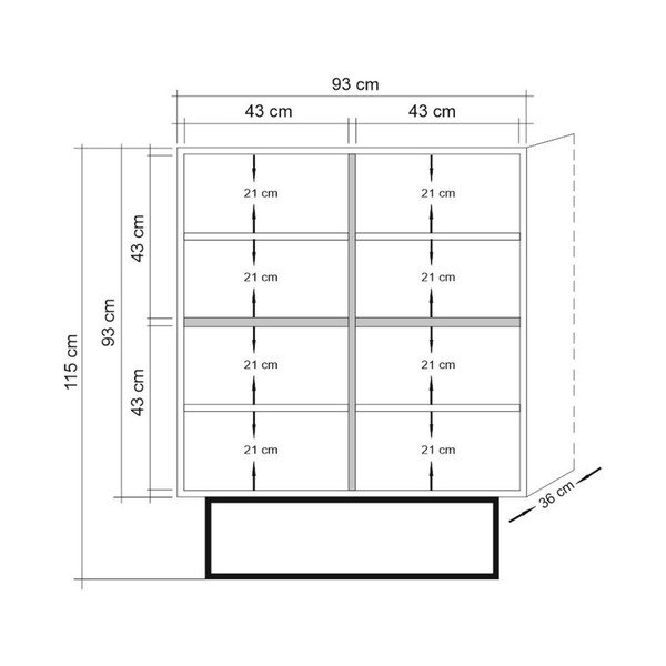 Comodă Faika, înălțime 115 cm-image-3