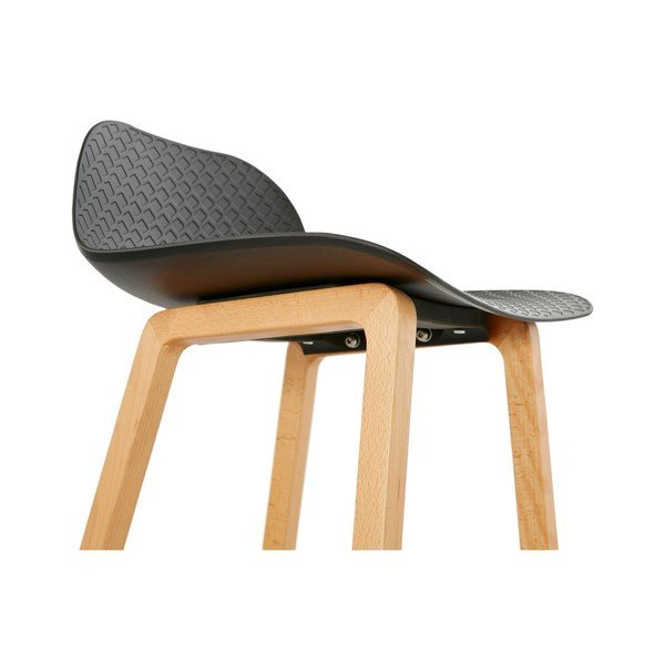 Scaun de bar Kokoon Astoria, negru-image-1