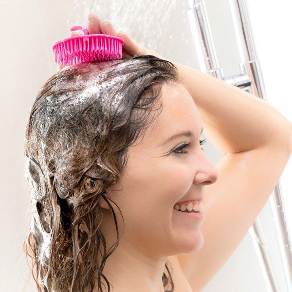Perie pentru șamponare și masaj scalp InnovaGoods-image-2