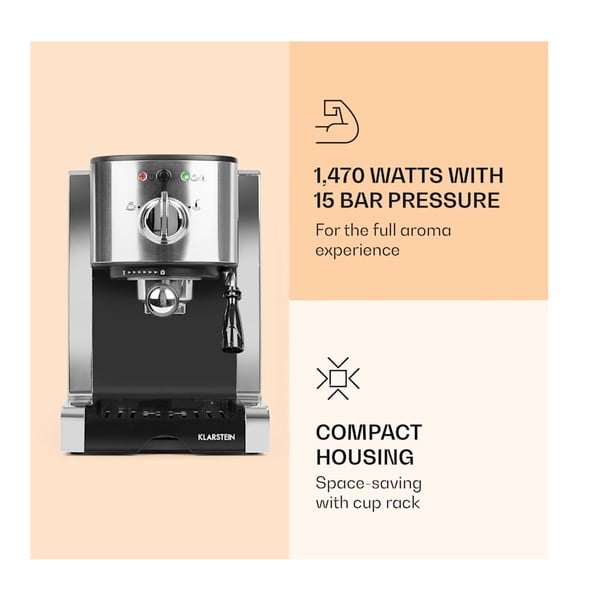 Espresor de cafea Klarstein Passionata 15-image-2