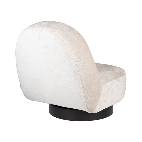 Fotoliu crem cu tapițerie din catifea Eden – Zuiver-image-4