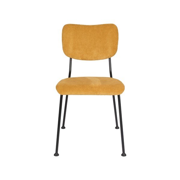 Scaune de dining galbene 2 buc. Benson – Zuiver-image-3