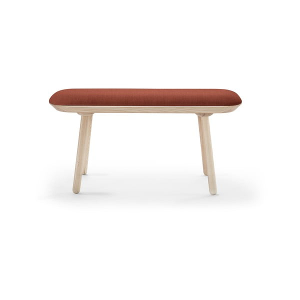 Bancă EMKO Naïve, 100 cm, maro cognac-natural-image-2