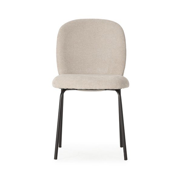 Scaune de dining negre/crem 4 buc. Daia – Marckeric-image-3