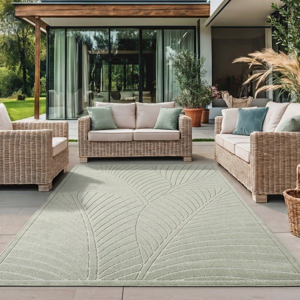 Covor pentru exterior și interior verde 200x290 cm Nova 1203 – Ayyildiz Carpets-image-1