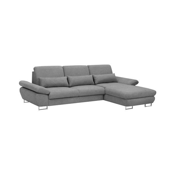 Canapea extensibilă Windsor & Co Sofas Pi, gri deschis, partea dreaptă-image-1