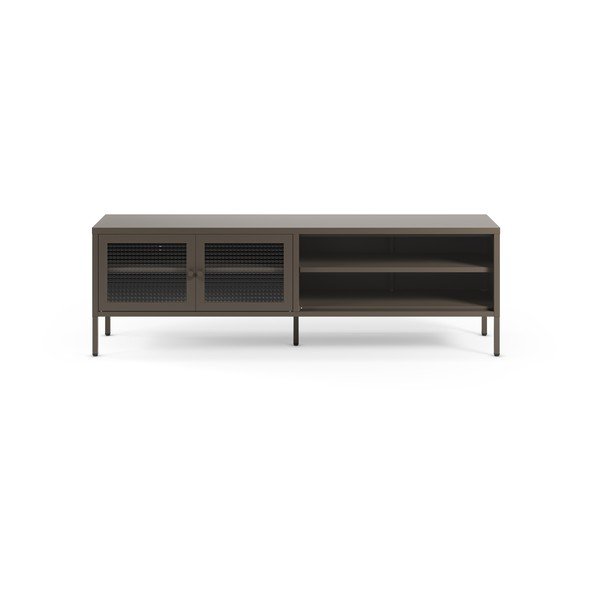 Comodă TV gri din metal 160x50x35 cm Layna – Marckeric