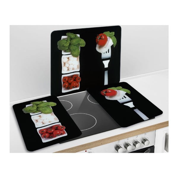 Set 2 protecții din sticlă pentru aragaz Wenko Caprese, 52 x 30 cm-image-4