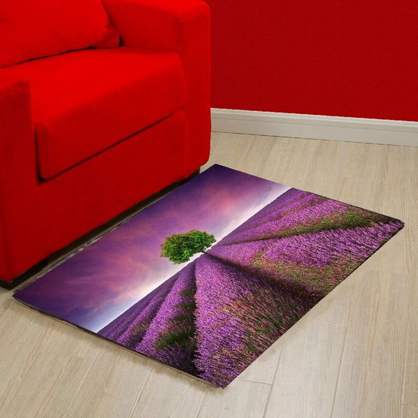 Covoraș din vinilin Lavender Field, 52 x 75 cm-image-1