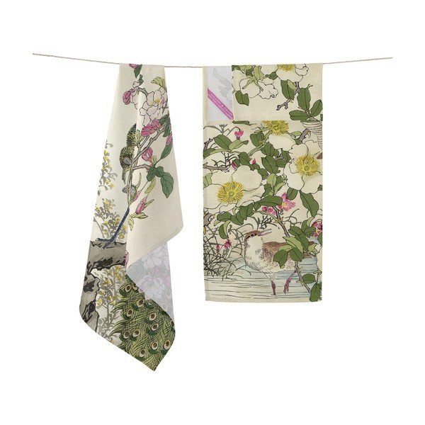 Set 2 prosoape din bumbac pentru bucătărie Happy Friday Basic Japonais, 70 x 50 cm-image-3