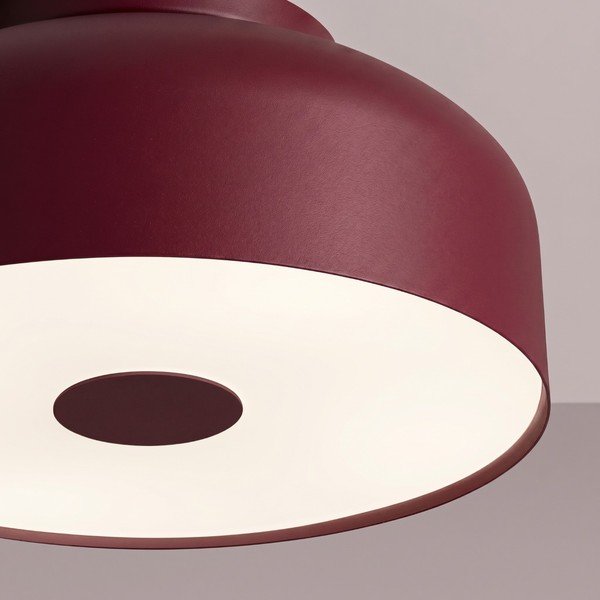 Plafonieră burgundy din oțel ø 30 cm Omiq – Sollux-image-4