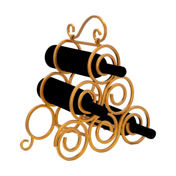 Suport pentru sticle de vin Mauro Ferretti, auriu-image-3