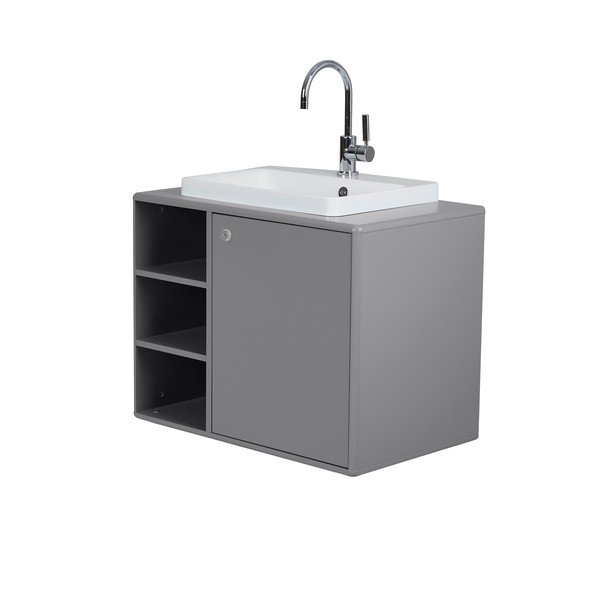 Dulap gri sub chiuvetă fără baterie 80x62 cm Color Bath - Tom Tailor-image-2
