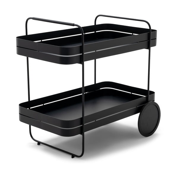 Măsuță de servire cu roți din metal 74x42 cm Gin & Trolley – Spinder Design
