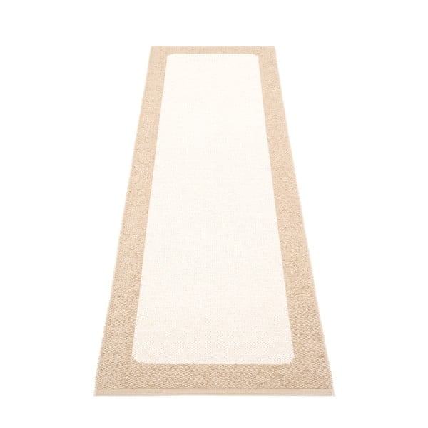 Covor tip traversă pentru interior și exterior bej/crem 70x240 cm Ilda Beige – Pappelina