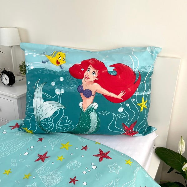 Lenjerie de pat pentru copii din bumbac pentru pat de o persoană 140x200 cm Ariel Friends – Jerry Fabrics-image-4