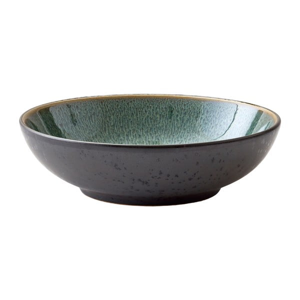 Bol mic verde/negru din gresie 1 l Gastro Green/Black – Bitz