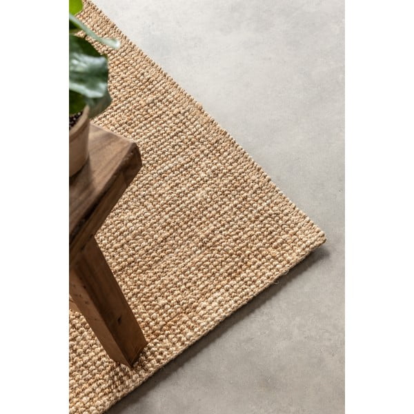 Covor tip traversă în culoare naturală din iută 80x200 cm Bouclé – Hanse Home-image-4