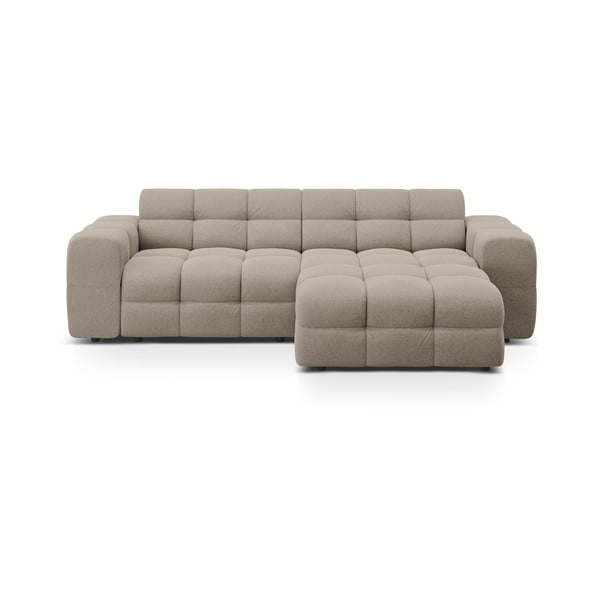 Colțar maro (cu colț pe partea dreaptă, cu șezlong) Kendal – Micadoni 