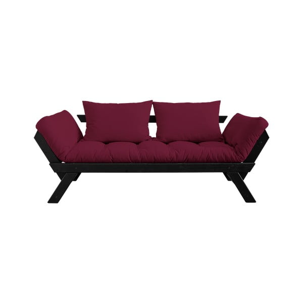 Canapea variabilă Karup Design Bebop Black/Bordeaux