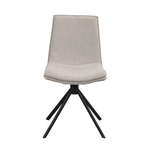 Scaune de dining bej rotative 2 buc. Lowell - Rowico-image-3