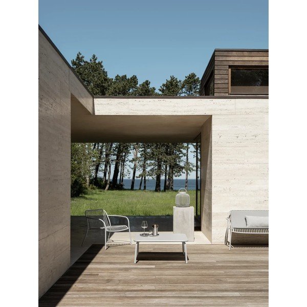 Fotoliu de grădină gri deschis din metal Yua Wire – Blomus-image-4