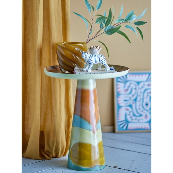 Măsuță auxiliară rotundă din metal ø 45,5 cm Brooke – Bloomingville-image-1