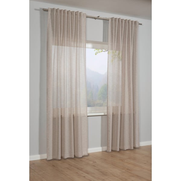 Draperie în culoare naturală 140x245 cm Natur – Sehlbach-image-1