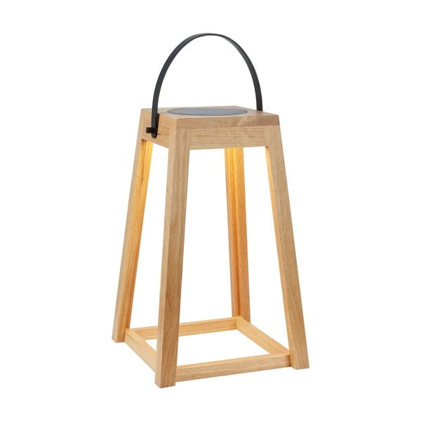 Felinar cu LED maro solar/cu USB (înălțime 54 cm) pentru exterior Nordic – Markslöjd