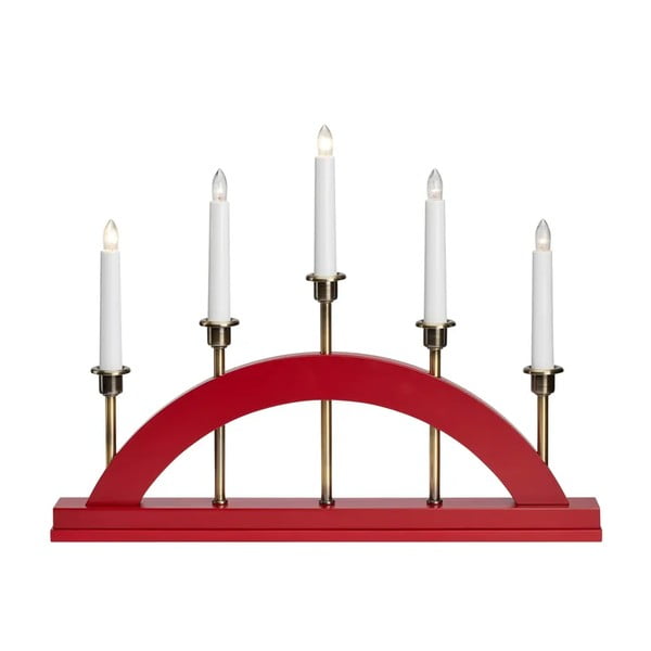 Decorațiune luminoasă de Crăciun roșie Bridge – Markslöjd-image-4