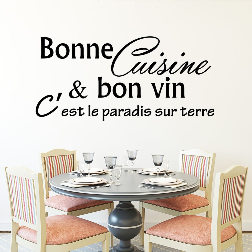 Autocolant Fanastick Cuisine & Bon Vin