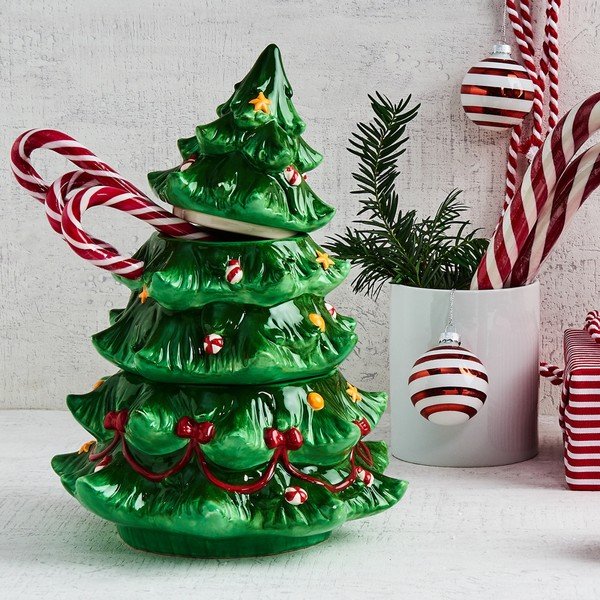 Decorațiune de Crăciun Butlers, ⌀ 8 cm, roșu-alb-image-1