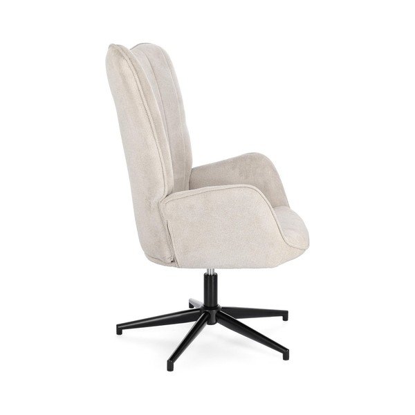 Fotoliu bej pivotant Inas – Bizzotto-image-3