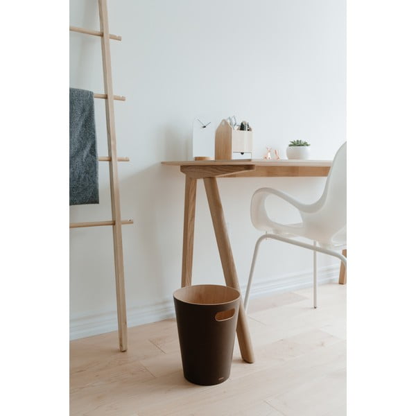 Coș de gunoi Umbra Woodrow, 7,5 l, maro-image-3