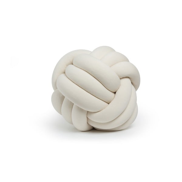 Pernă Knot Decorative Cushion, ⌀ 45 cm, bej deschis