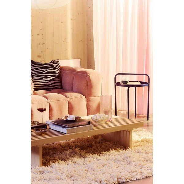 Măsuță auxiliară rotundă din metal ø 42 cm Bleket – Jotex-image-2