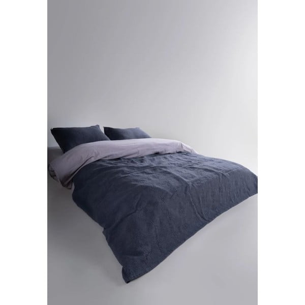 Set cuvertură și față de pernă gri închis din jacquard 180x240 cm Jacquard – Mila Home Luxury-image-4