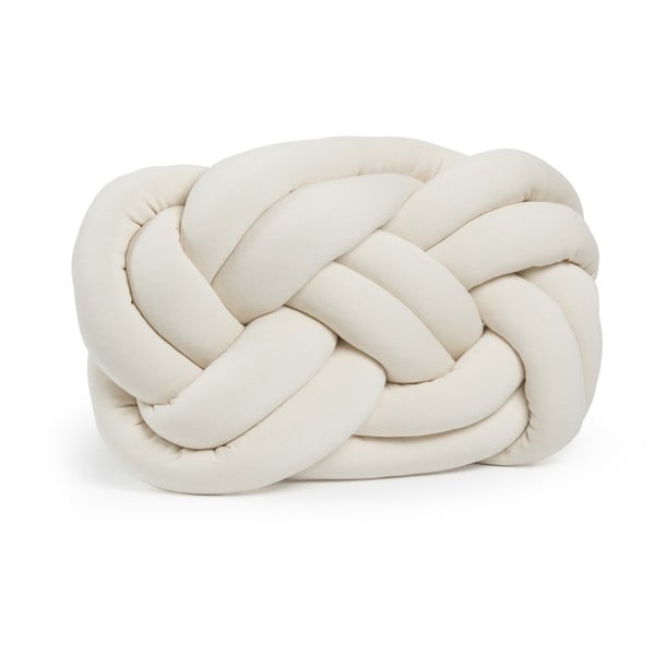 Pernă Cloud Knot Decorative Cushion, 40 x 32 cm, bej deschis