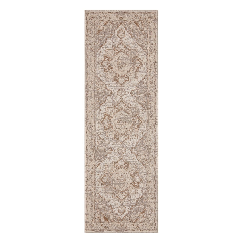 Covor tip traversă bej/crem 80x200 cm Terrain Designer Sand – Hanse Home