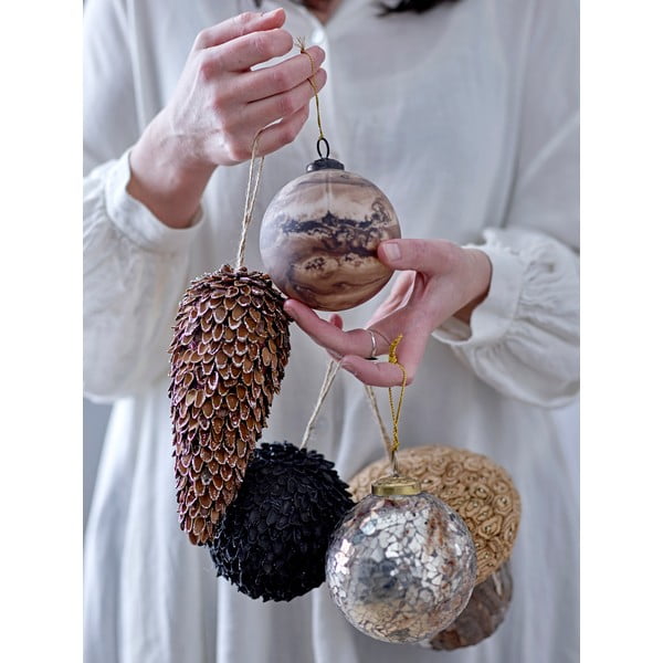 Glob de Crăciun din sticlă Morena - Bloomingville-image-1