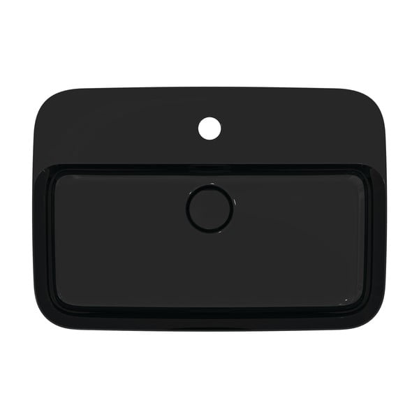 Chiuvetă negru-ucios din ceramică 55x38 cm Ipalyss – Ideal Standard-image-2