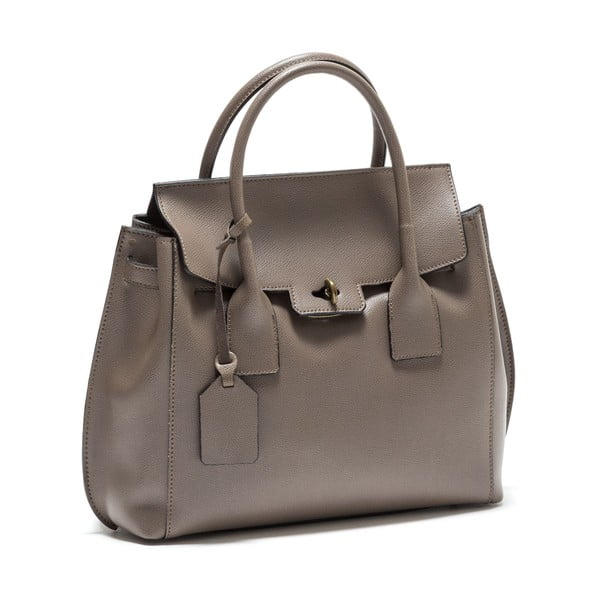 Geantă din piele Isabella Rhea no. 479, gri cu maro-image-2
