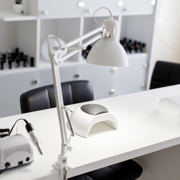 Veioză albă cu structură flexibilă/cu clemă (înălțime 73,5 cm) Tajo – Trio-image-1