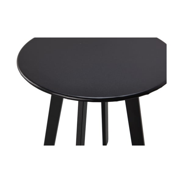 Măsuță auxiliară de grădină WOOOD Fer, ø 40 cm, negru-image-1