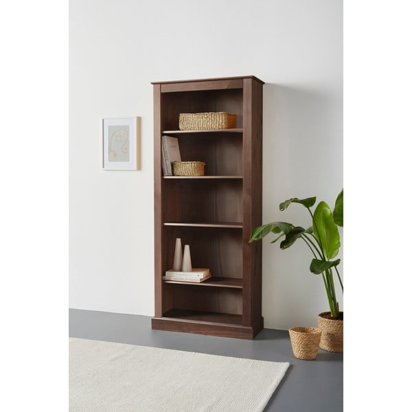 Bibliotecă maro din lemn de pin 181x31 cm Mille – Støraa-image-3