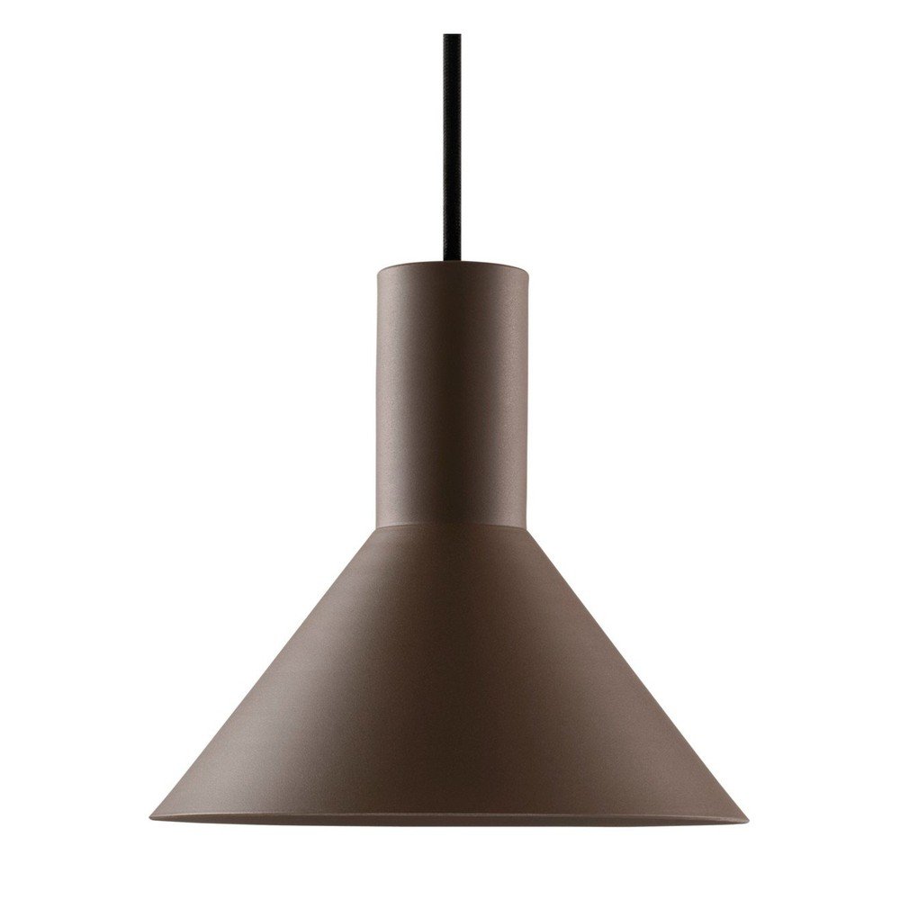 Lustră maro cu intensitate reglabilă din aluminiu ø 20,5 cm Evan – Jotex