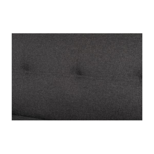 Canapea extensibilă cu picioare gri Debut Ozzie, gri închis-image-4