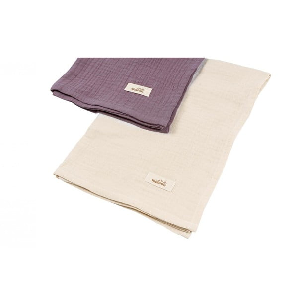 Scutece 2 buc. din muselină Muslin – Malomi Kids-image-1