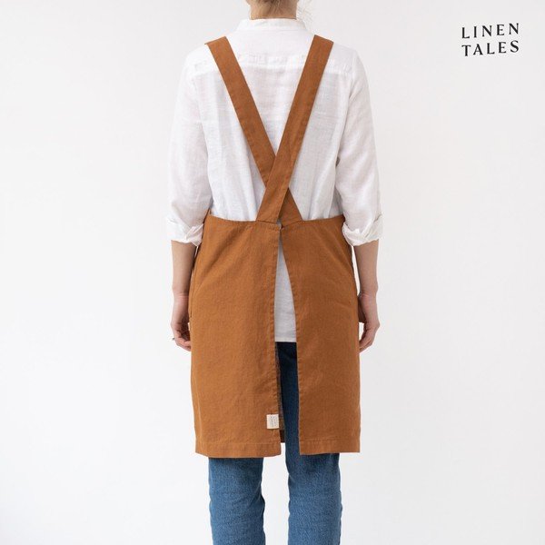 Șorț din in Crossback – Linen Tales-image-2