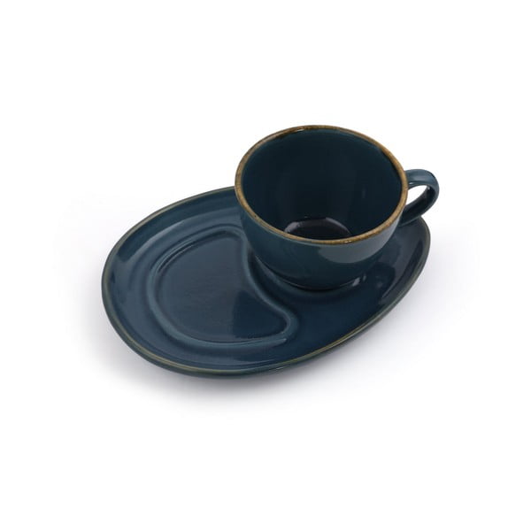 Cești albastru-închis 2 buc. din ceramică 0.21 l – Hermia-image-3